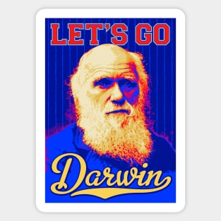 Let's Go Darwin Sticker